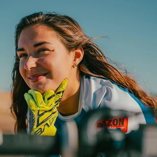 photo camille viaud, championne de motocross.  ©  thomas mourette