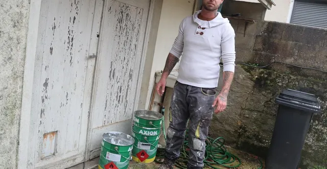 photo  stéphane baudry va lancer son entreprise d’application de résine, résine sols solutions r2s, à compter du 1er janvier 2026.  &copy;  ouest-france 