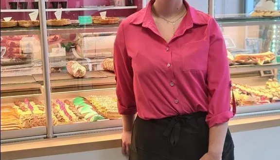 photo  maëva allardin-simon, en alternance à la boulangerie rose, a proposé un projet original à son employeur.  &copy;  co 
