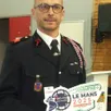 photo  cédric laurent a gagné le trophée du défi vélo du 131e congrès national des sapeurs-pompiers. 