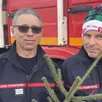 photo  une animation broyage de sapins de noël sera organisée par les pompiers volontaires du centre de secours d’auvers-le-hamon, le 24 janvier 2026. 