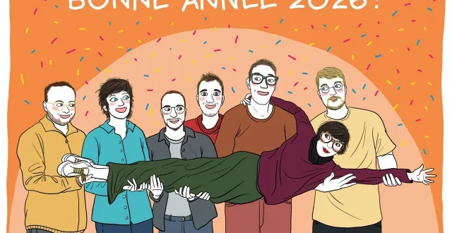 photo  l’équipe de la rédaction ouest-france d’alençon vous souhaite une belle et heureuse année 2026 !  &copy;  camille skrzynski 