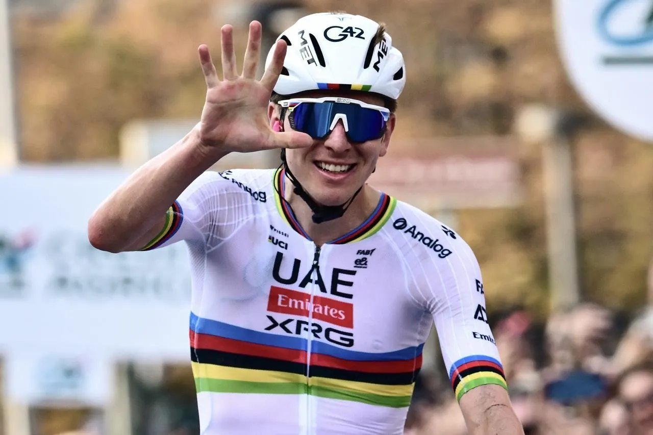 QUIZ. &Ecirc;tes-vous incollable sur l'ann&eacute;e 2025 de Tadej Pogacar ? Testez vos  connaissances . Sport - Saint-Malo.maville.com