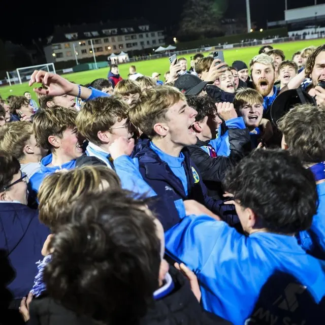 photo le bayeux fc (r1) est la belle histoire de la saison en coupe de france de football.  ©  charles bury / ouest-france