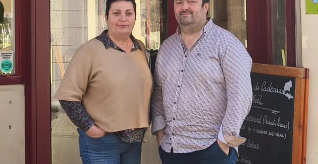 photo  michèle roche et cyril chauvin ont décidé de mettre en vente leur établissement.  &copy;  le maine libre 