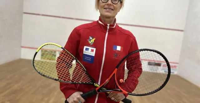 photo  sandrine lagrée fait partie de la promotion de la légion d’honneur dévoilée ce 1er janvier 2026. la championne sarthoise de 56 ans est notamment triple médaillée des jeux mondiaux des transplantés 2025 en squash, marche sur piste et tennis.  &copy;  archives ouest-france 