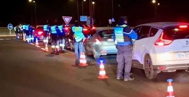 photo  plus de 180 militaires de la gendarmerie ont été déployés en sarthe pour procéder aux contrôles.  &copy;  gendarmerie de la sarthe 