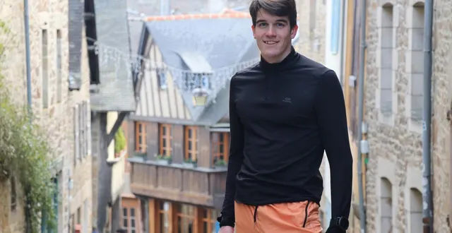 photo  yann-gireg grall a couru 365 fois le jerzual, en 2025.  &copy;  ouest-france 