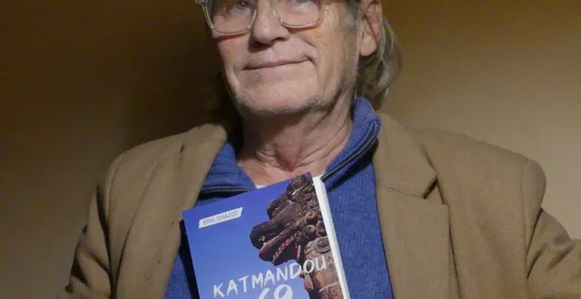 photo  éric chazot a retracé un voyage vers katmandou à partir de ses souvenirs.  &copy;  dr 