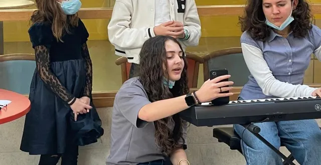 photo  les quatre cousines ont donné un concert au pôle régional du handicappour la troisième année de suite.  &copy;  ouest-france 