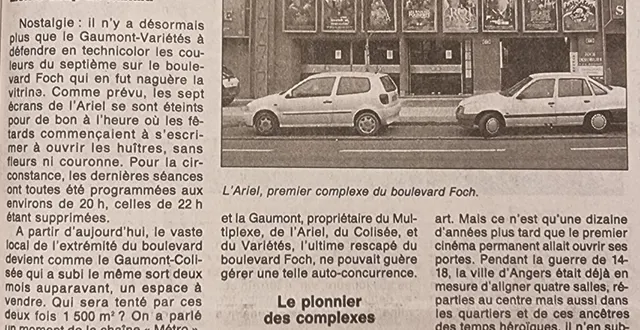 photo  l’ariel était l’avant-dernier cinéma de ce boulevard foch qui fut la vitrine d’une industrie jadis florissante  &copy;  ouest-france. 