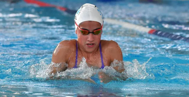 photo  juliette brossard a décroché deux médailles d’argent dans sa catégorie d’âge, aux championnats de france benjamins.  &copy;  co - marie delage 