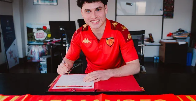 photo  lucas bretelle est désormais manceau.  &copy;  le mans fc 