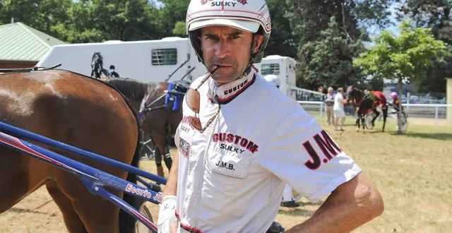 photo  jean-michel bazire souffrirait du poignet selon paris turf.  &copy;  archives le maine libre yvon loué 