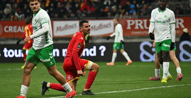 photo  encore hyperactif contre saint-étienne ce samedi 3 janvier 2026, l’attaquant antoine rabillard a eu quelques occasions pour débloquer la situation.  &copy;  le maine libre – denis lambert 