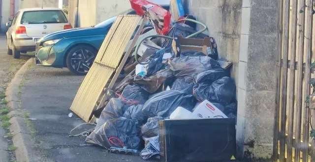 photo  c’est ce tas de détritus que les habitants ont découvert dans la rue des rochebruns.  &copy;  co 
