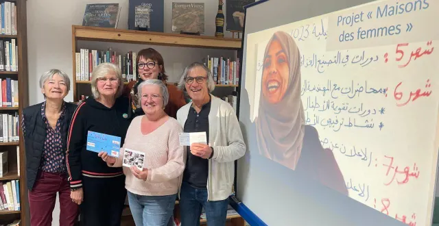 photo  monde solidaire soutient financièrement le projet de l’association france palestine solidarité pour les « maisons des femmes » en cisjordanie, depuis décembre 2025.  &copy;  le maine libre - louis gohin 