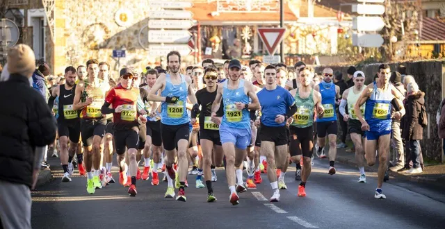 photo  mathis breton (dossard n° 1140) a remporté les 10 km de la corrida d’arnage.  &copy;  dominique breugnot 