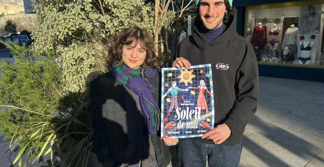 photo  mika romy, 19 ans, a assisté son ami gianni roland-détruit, 20 ans, dans la réalisation de son court-métrage « soleil de nuit ».  &copy;  ouest-france 