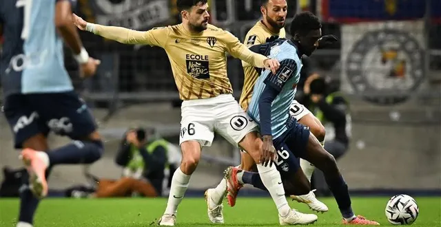 photo  louis mouton, auteur du seul but d’angers sco au havre.  &copy;  afp 