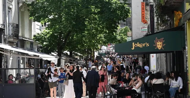 photo  la rue saint-laud, à angers (maine-et-loire), est concernée par l’arrêté préfectoral.  &copy;  jérôme fouquet/ouest-france 