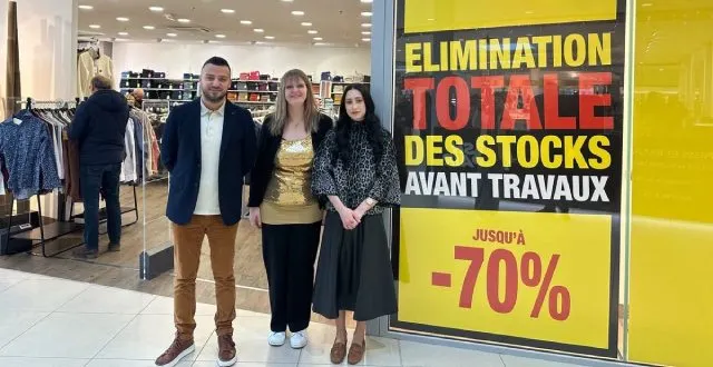 photo alençon. avant les travaux, terre d'hommes élimine ses stocks et propose des remises jusqu'à 70% &copy; terre d'hommes