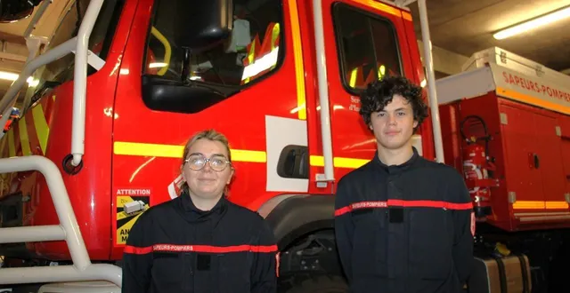 photo  chloé noël et ryan duvignac ont intégré le centre de secours vimonastérien dans le courant de l’année 2025.  &copy;  ouest-france 