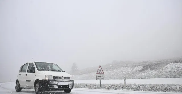 photo  des chutes de neige sont attendues en maine-et-loire, ce lundi 5 janvier. photo d’illustration.  &copy;  guillaume saligot/ouest-france 