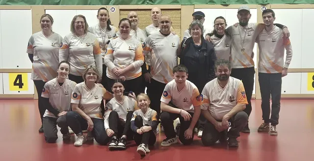 photo  la compagnie d’arc de la flèche (sarthe) a brillé les 4 et 3 janvier 2026 à la monnerie lors du premier concours de l’année.  &copy;  ouest-france 