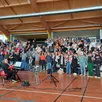 photo  c’est dans une ambiance froide à l’extérieur mais chaude au sein du groupe, que 200 choristes se sont réunis à la salle de la goducière, samedi et dimanche, à trélazé. 