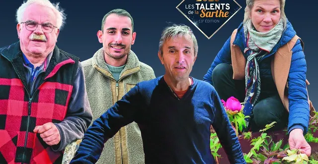 photo  les quatre nommés dans la catégorie « culture et patrimoine » des talents de la sarthe.  &copy;  le maine libre 