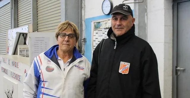 photo  laurent avec sophie pour son dernier concours, fin 2025.  &copy;  le maine libre 