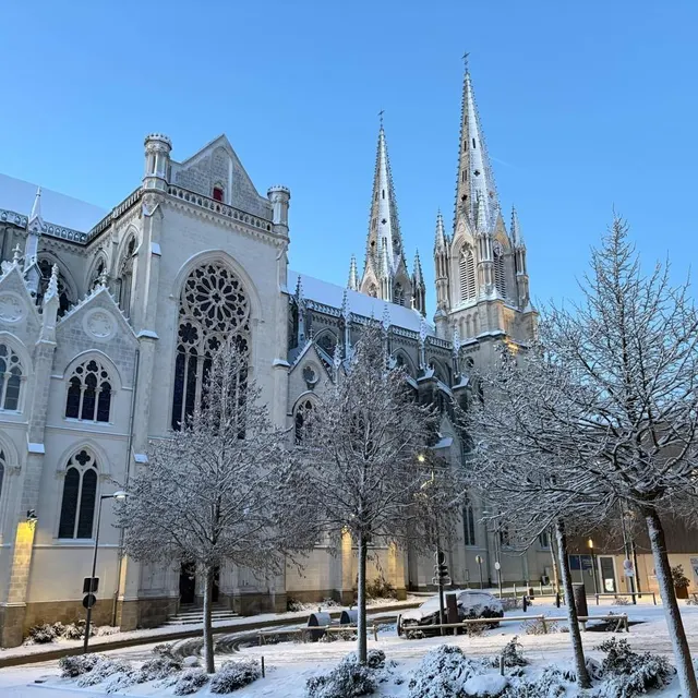 photo la neige à cholet.  ©  ouest-france