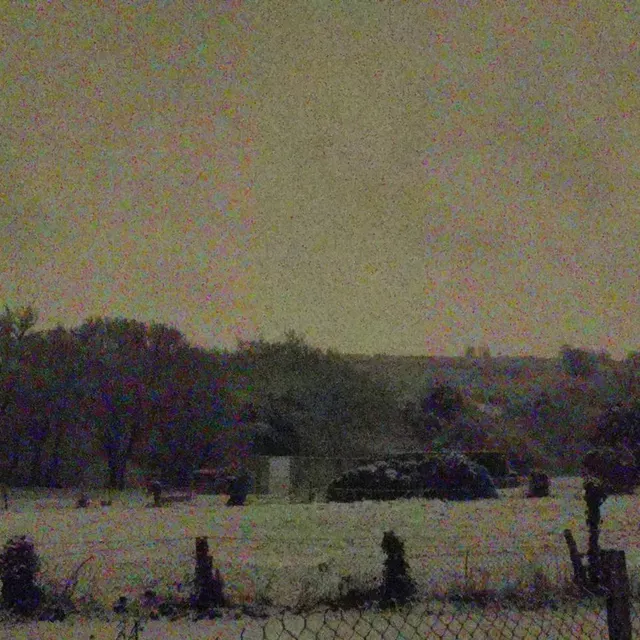 photo la neige à mûrs-érigné, comme une carte postale.  ©  emmanuelle fougeroux