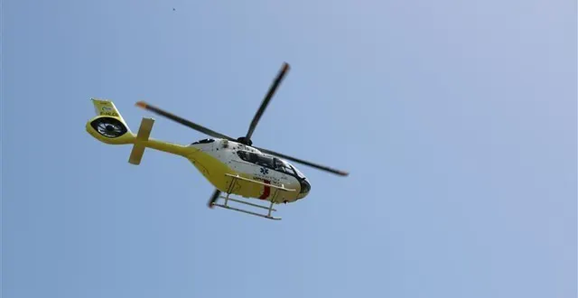 photo  le sexagénaire a été transporté à l’hôpital par hélicoptère, avec son pronostic vital engagé (photo d’illustration).  &copy;  archives ouest-france 