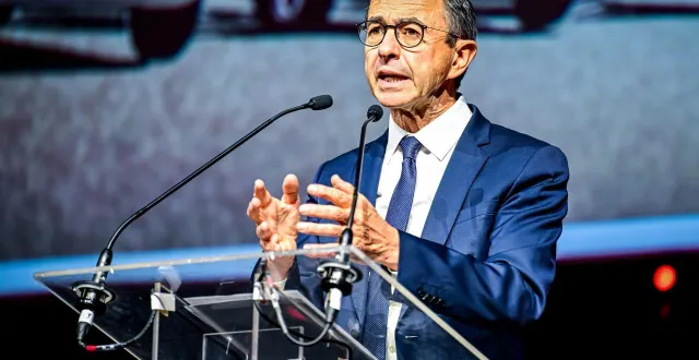 photo  bruno retailleau sera de passage en sarthe le 16 janvier.  &copy;  archives le maine libre - yvon loué 