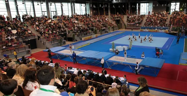 photo  l’acclameur n’a plus accueilli de compétitions nationales de gymnastique depuis 2017. cette période de disette prendra fin en mai prochain.  &copy;  archives co - benoit felace 