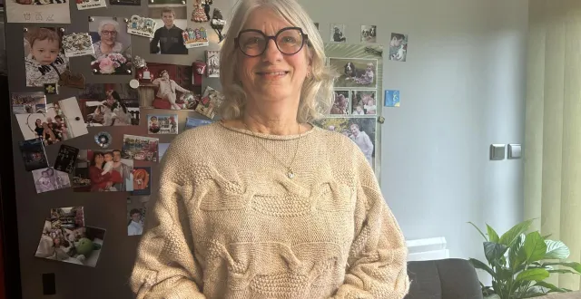 photo  mazé-milon, le 11 décembre 2025. véronique daunou est connue localement pour animer le club de karaté depuis plus de vingt ans avec son époux jean-pierre, et pour accompagner les familles endeuillées au sein de la paroisse.  &copy;  co - christophe ricci 