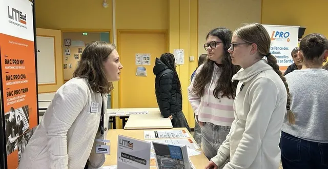photo  du 6 au 12 janvier 2026, les 250 élèves de quatrième et de troisième du collège du petit-versailles à la flèche (sarthe) participe à la semaine de l’orientation.  &copy;  ouest france 