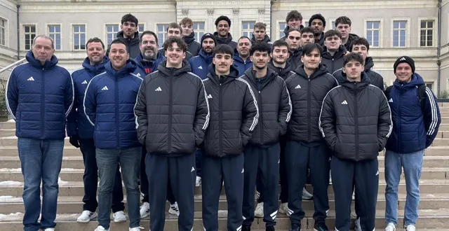 photo  l'équipe de france u20 de handball est à angers.  &copy;  photo co 
