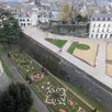 photo  les fossés du château d’angers étaient exceptionnellement ouverts le 29 novembre 2025. 