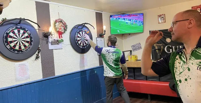 photo  au mans, l’association le guet à pointes darts organise un tournoi de fléchettes.  &copy;  archives ouest-france 