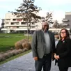 photo  lamine naham, maire sortant de trélazé, annonce sa candidature aux élections municipales de 2026, en binôme avec véronique pineau, 1re adjointe. 