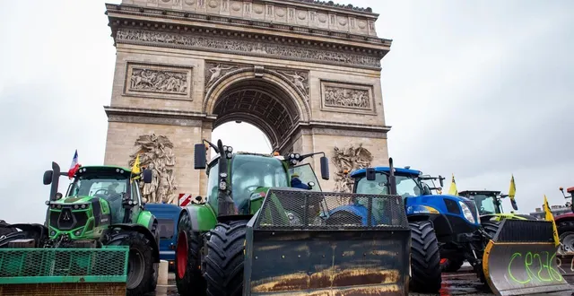 photo  paris, jeudi 8 janvier. après plus d’un mois de mobilisation en province et au lendemain du débarquement à paris des tracteurs de la coordination rurale, deuxième syndicat agricole, la contestation est relancée par le vote de l’accord ue-mercosur.  &copy;  afp 