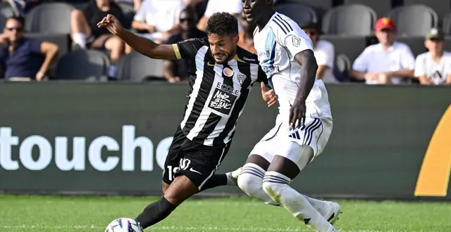 photo  jim allevinah est de retour dans le groupe d’angers sco.  &copy;  vincent michel / ouest-france 