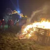 photo  des agriculteurs se mobilisent vendredi 9 janvier 2026 à flers (orne). 