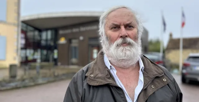 photo  andré trottet candidat aux municipales 2026 à villeneuve-en-perseigne.  &copy;  le maine libre 