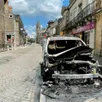 photo  un utilitaire avait brûlé, rue du mans, dans le quartier de montsort, à alençon, dimanche 15 juin 2025, vers 3 h 40. 