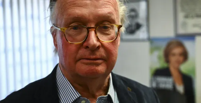 photo  louis-jean de nicolay, ici en 2022, a occupé tous les mandats locaux au cours de sa carrière politique.  &copy;  archives le maine libre - denis lambert 