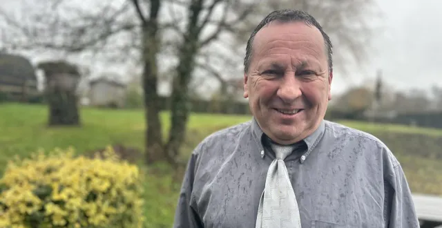 photo  dominique anfray est candidat aux élections municipales des 15 et 22 mars 2026, à villeneuve-en-perseigne.  &copy;  le maine libre 